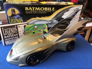 Retro Batmobile By Kenner Legends Of Batman Toy Boxed 1994 DC Comics 2