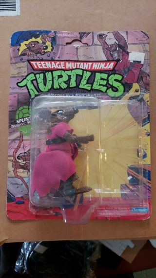 Playmates Toys Teenage Mutant Ninja Turtles Tmnt Splinter Action Figure 1990