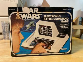 Star Wars Electronic Battle Command Game Toy - 1979 Kenner - Open Box
