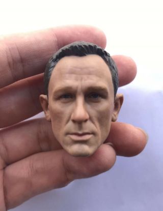 1/6 Scale Daniel Craig Head Sculpt James Bond 007 For 12 " Action Figure