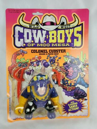 3 Cow - Boys Of Moo Mesa Colonel Cudster Buffalo Bull & Boot Hill