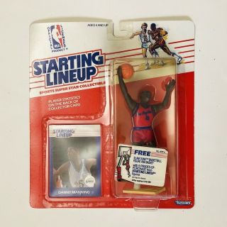 Danny Manning Los Angeles Clippers Nba Starting Lineup Figure Slu 1988 Moc