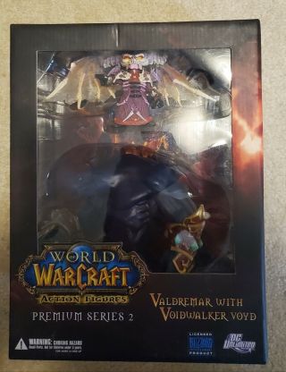 World Of Warcraft Action Figure Premium Series 2 Valdremar With Voidwalker Voyd