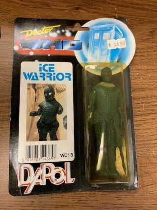 Doctor Who Ice Warrior Vintage By Dapol W013 1987 Vintage Package