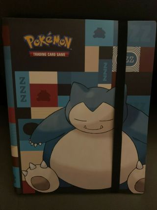 Ultra Pro Pokemon Snorlax Binder 20 9 - Pocket Pages Holds 360 Cards