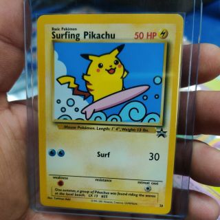 Pokémon Tcg Surfing Pikachu 28 Black Star Promo Wotc Rare Nm/mt