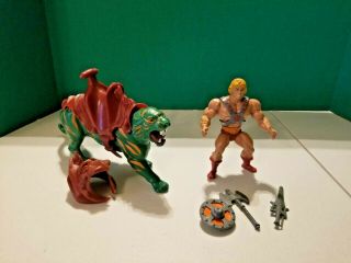 He - Man And Battlecat Vintage 1982 100 Complete Mexico Motu