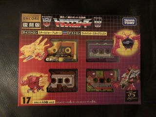 Transformers Encore 17 Cassettes Reissue Vol.  2 Steeljaw Ramhorn Ratbat Slugfest