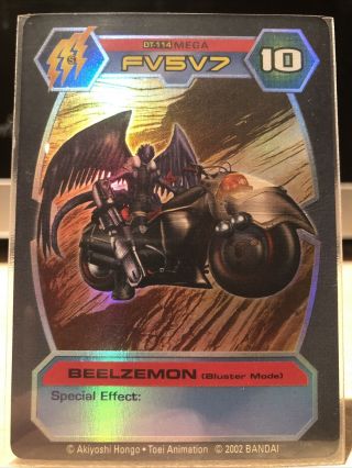 Digimon D - Tector Card Game Beelzemon Dt - 114 Holo