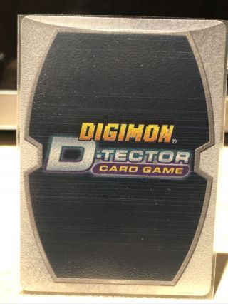 Digimon D - tector Card Game Beelzemon DT - 114 HOLO 2