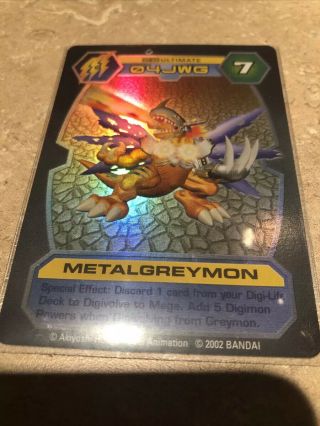 Digimon D - Tector Card Game Metalgreymon Holo Dt - 98