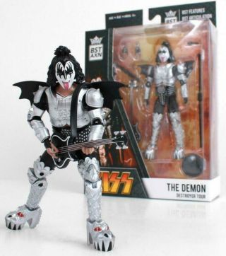 Kiss Gene Simmons Destroyer Tour The Demon Bst Axn 5 " Loyal Subjectaction Figure