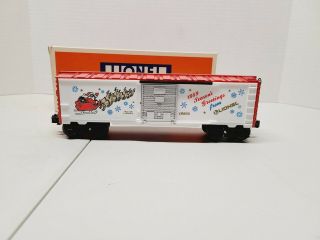 24/car Lionel Electric Trains 6 - 19908 1989 Christmas Boxcar.