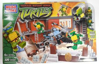 Mega Bloks Teenage Mutant Ninja Turtles Tmnt Combat Lair 1421 2003