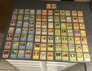 Vintage Pokemon Cards (1999 - 2002,  85 Cards)