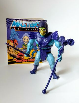 Vtg 1981 Skeletor Masters Of The Universe Motu 100 Complete Soft Head Taiwan