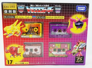 Transformers Encore 17 Blitz Cassette Volume 2 Takara Tomy Reissue Nrfb