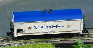 Wurzburger Hofbrau Refrigerated Bier Wagon By Minitrix N Gauge (5)