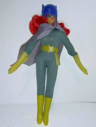 Vintage 1972 Mego Corp Batgirl Action Figure 8 " Complete Batman Rare