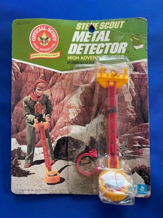 1974 Kenner Steve Scout Metal Detector High Adventure Gear Moc Boy Scouts