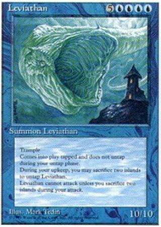 Leviathan Near Alternate 4th Edition Fourth Mtg Magic Ultimatemtg Blue Ca
