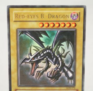 YGO Yu - Gi - Ph LOB - 070 Ultra Rare Unlimited Red - Eyes B.  Dragon Lightly Played 2