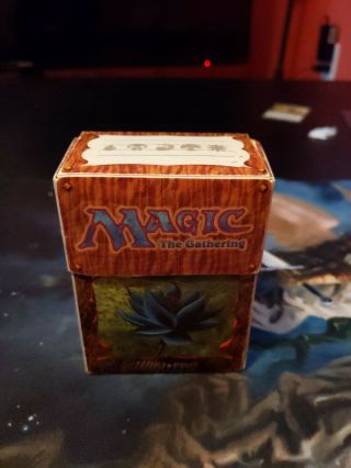 Ultra Pro Magic The Gathering Deck Box 1997 Black Lotus And Juzam Djinn