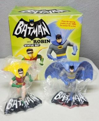 Batman And Robin Statue Set - 1960 