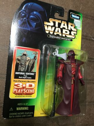 Star Wars 1998 Expanded Universe Imperial Sentinel W/ 3d Playscene