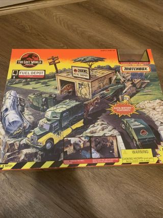 The Lost World Jurassic Park Matchbox Site B Fuel Depot Vintage1996 Playset