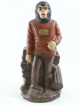 Galen Planet Of The Apes Apjac 20th Century Fox 11” Vintage 1970s Plastic Bank