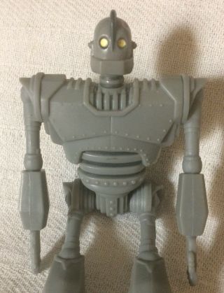 Rare Vintage Iron Giant Movie Promo 4 " Robot Action Figure Toy Warner Bros