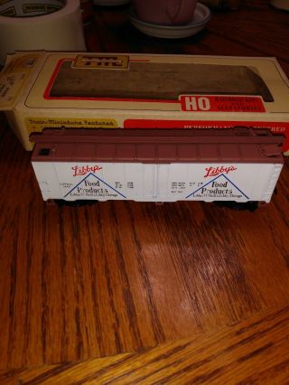 Vintage Train Miniatures Libby Food Products Boxcar