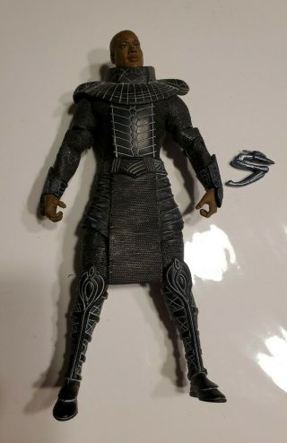 Stargate Sg1 Jaffa Warrior Tealc Figure By Diamond Toys (2006) W Weapon