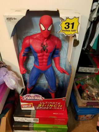 Giant Ultimate Spider - Man Poseable Figure 31 " Tv Series 2013 Hasbro Marvel