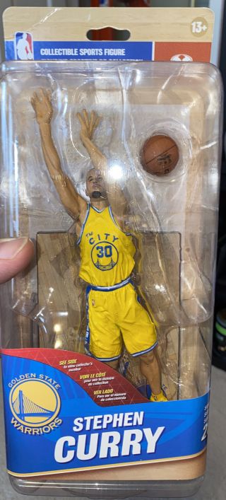 Stephen Curry Mcfarlane Variant Action Figure Golden State Warriors Exclusive