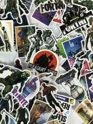 50pc Random Fortnite Video Game Xbox Pc Ps Phone Laptop Wall Decal Sticker Pack