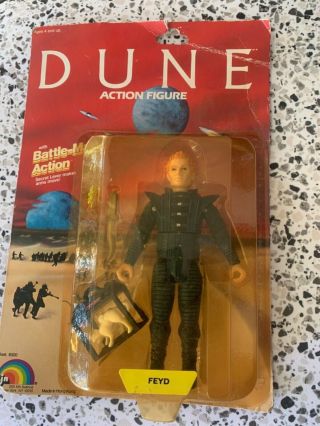 Feyd Sting Cat Dune Action Figure Toy 1984 Ljn Moc Battle Matic Vtg Sandworm