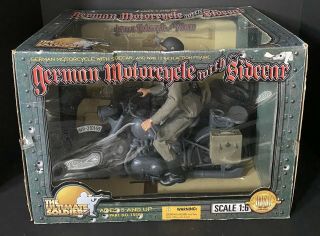 The Ultimate Soldier 1:6 Ww2 German Motorcycle & Sidecar 12 " 21st Century Toys