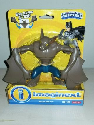 Dc Friends Imaginext Man - Bat Action Figure Batman Justice League