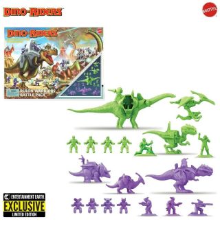 Dino - Riders Rulon Warriors Battle Pack - Entertainment Earth Exclusive