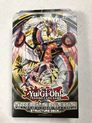 Yugioh Cyber Dragon Revolution Structure Theme Deck For Card Game Ccg Tcg
