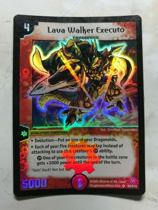 Duel Masters Dm06 S8/s10 Lava Walker Executo Stomp - A - Trons Of Invincible Wrath