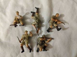 1:32 Unimax Forces Of Valor Wwii British 8th Army Infantry Figure Soldiers