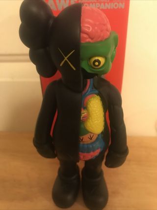 BRIAN DONNELLEY ART KAWS 16 (FAKE) COMPANIAN BLACK DISSECTED FIGURE 2