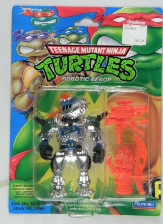 Playmates Toys Vintage Tmnt Teenage Mutant Ninja Turtles Robotic Bebop