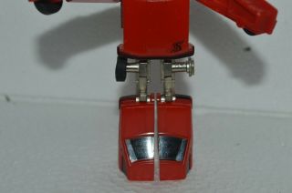 1984 Bandai MR - 42 SKYLINE ROBO Red Color Go - Bots Transformer Made In Japan 3