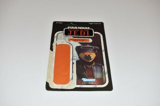 Vintage Star Wars Rotj 1983 Princess Leia Organa Boushh 65 Card Back Only