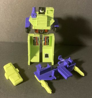 Vintage 1985 Hasbro Transformers G1 Decepticon Long Haul Devastator