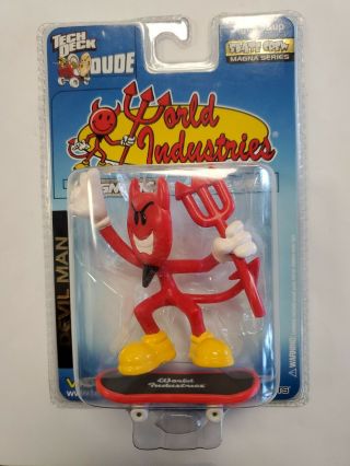 Tech Deck Dude - World Industries " Devil Man " Collectible Toy